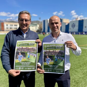 El II Campus Duda Vélez-Málaga Semana Santa aúna el mejor fútbol y la formación más completa en el estadio Vivar Téllez